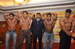 Mr. Sanjay More with contestant at the Official Announcement of Mr Universe 2011 in Mumbai on 24th Oct 2011.JPG